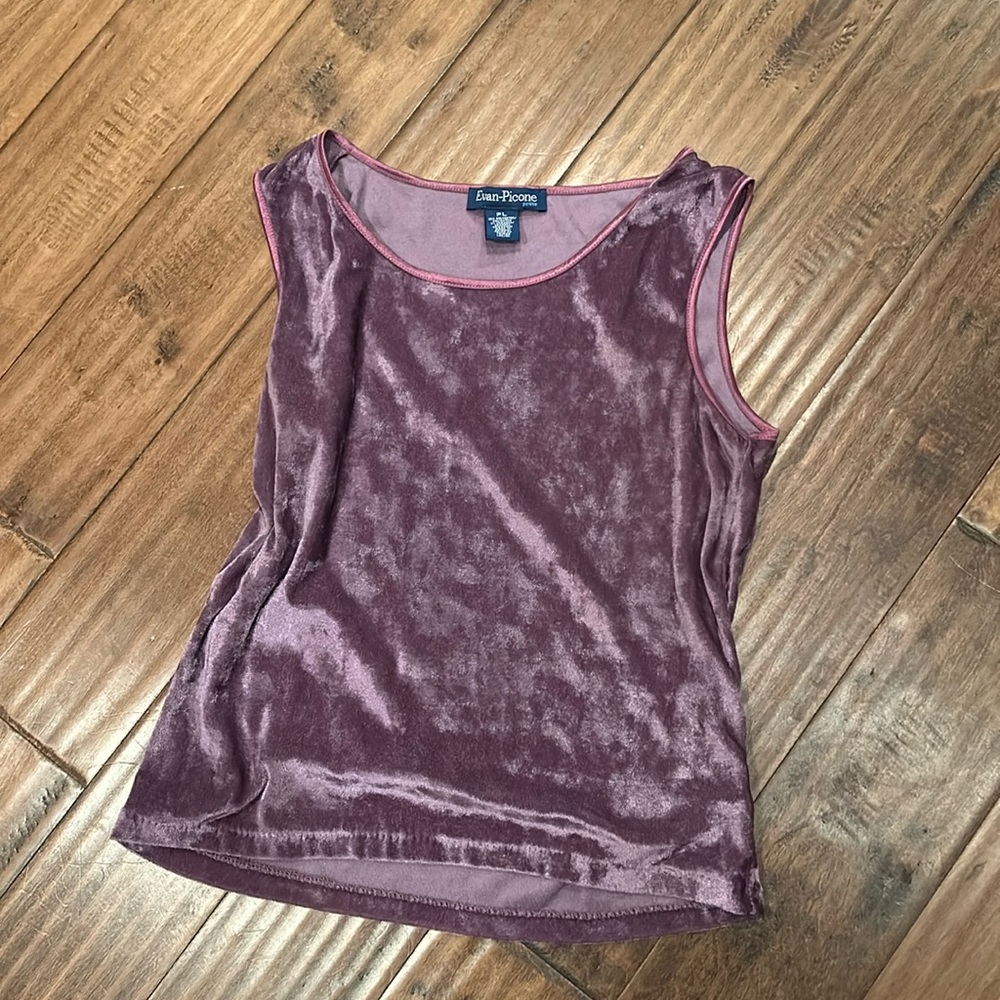 Crushed Velvet Vintage top